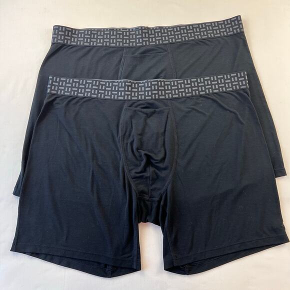 Tommy John black Boxer brief Men’s underwear shorts size 2XL - Picture 1 of 4